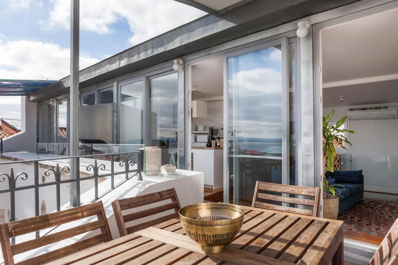 Apartment Chiado Rooftop Retreat: 19th Century Charm with River Views Lisbon
