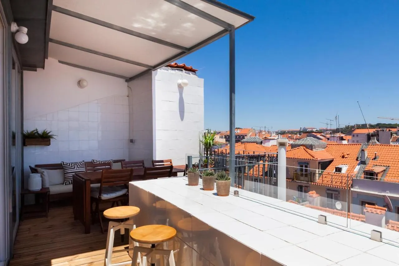 Apartment Chiado Rooftop Retreat: 19th Century Charm with River Views Lisbon